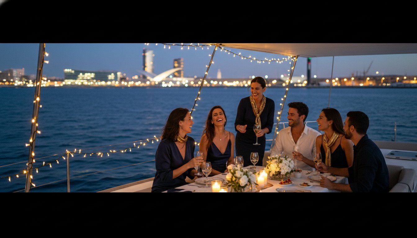 Cena en barco Valencia: Las mejores opciones para grupos en 2026